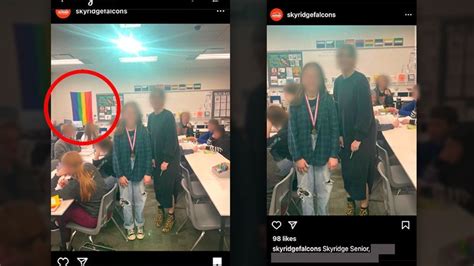 Post Shows Big Pride Flag In High School Classroom Then Later Cropped Out Kutv