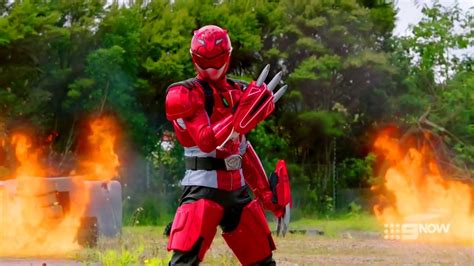 Beast Morphers Red Ranger Fury Mode Power Rangers Samurai Go Busters