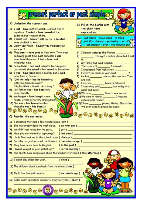 Related articles more from author. Present Perfect or Past Simple worksheet - Free ESL ...