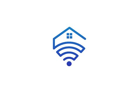 Home Internet Wifi Logo Design Vector Graphic By Vectoryzen · Creative