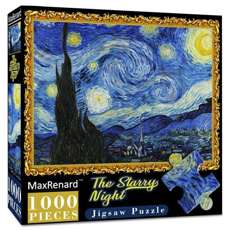 Buy Maxrenard 1000 Piece Puzzles For Adults Starry Night Jigsaw Puzzle