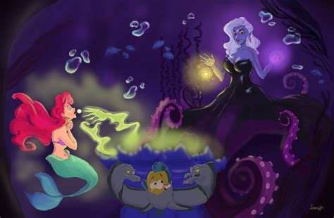 Artstation The Little Mermaid And Ursula Art