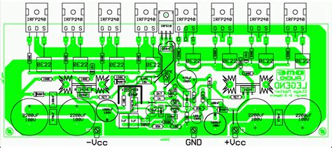 1000 watts transistors amplifier circuit diagram. 1000 Watts Power Amplifier Pcb Layout - Circuit Boards