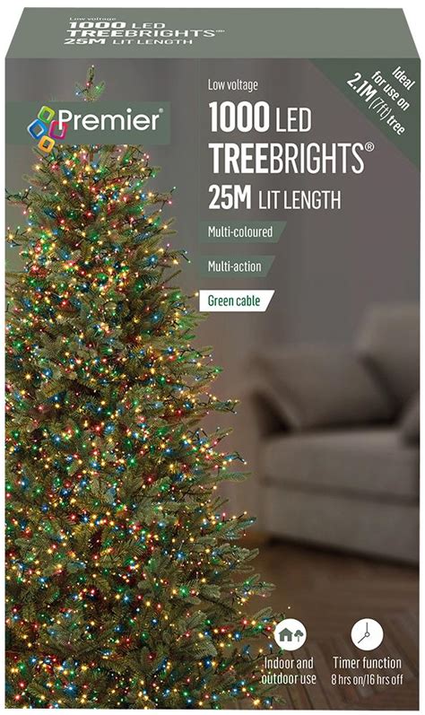 1000 Led Multi Action Christmas Treebrights Multi Colour Tree Lights