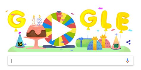 We did not find results for: Google Doodle Celebrates 19th Birthday With Special Game ...