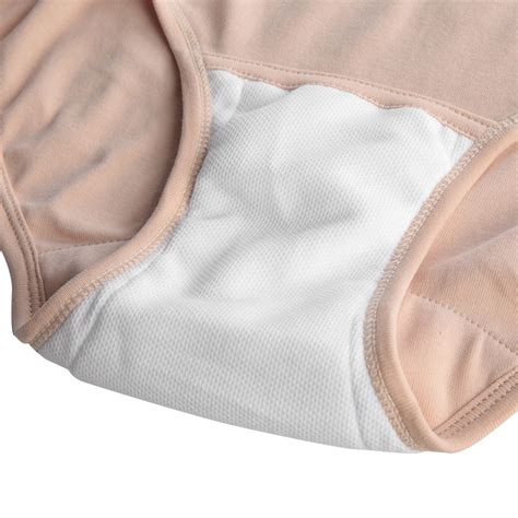 Ejoyous Cotton Breathable Washable Reusable Incontinence Menstrual Underwear For Women