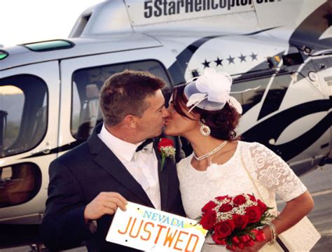 Low Cost Las Vegas Helicopter Strip Wedding