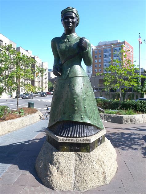 She was born enslaved, liberated herself, and returned to the area of her birth many times to lead family, friends, and other enslaved african americans north to freedom. Harriet Tubman Memorial (New York City) - Wikipedia