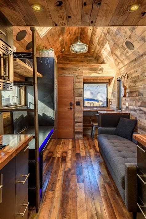 The interior's simple, clean lines and. 80 Rustic Modern RV Tour Remodel 2017 (29 | Tiny house ...