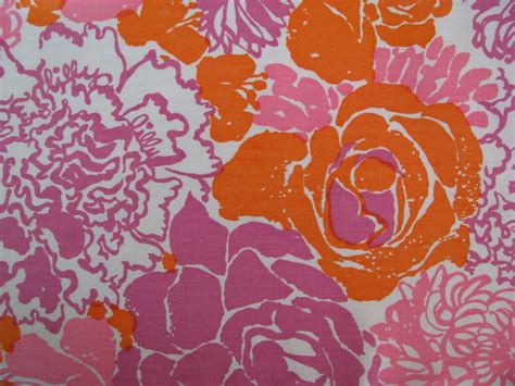 Vintage Lilly Pulitzer Floral From The Lilly Skirt Circa 1970s Print