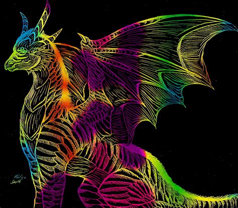 Rainbow Dragon By Gingy1380 On Deviantart