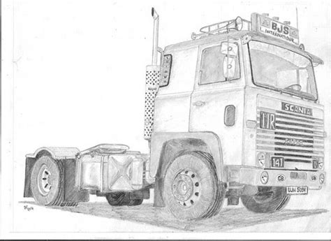 Kleurplaat vrachtwagen scania model vrachtwagens kleurplaten. Kleurplaten: Kleurplaat Scania