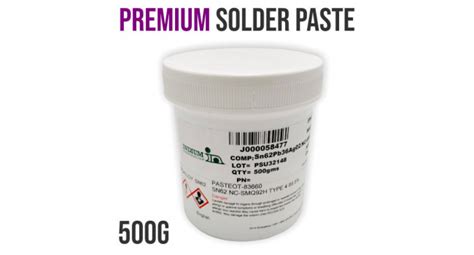 Indium Premium Solder Paste 500g