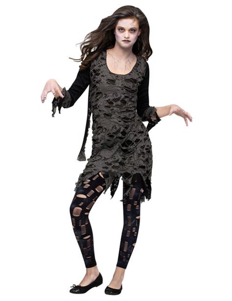 verruchtes zombie damenkostüm halloween schwarz grau kostüme für erwachsene und günstige