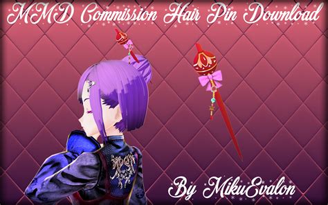 Mmd Commission Hair Pin Download By Mikuevalon On Deviantart
