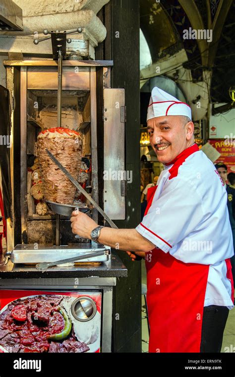 Doner Kebab In Istanbul Turkey Stock Photo Alamy