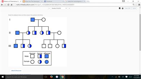 Solved Study The Pedigree Below And Then Answer The Quest Chegg Com