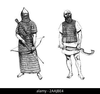 Assyria Warrior Costume Stock Photo Alamy