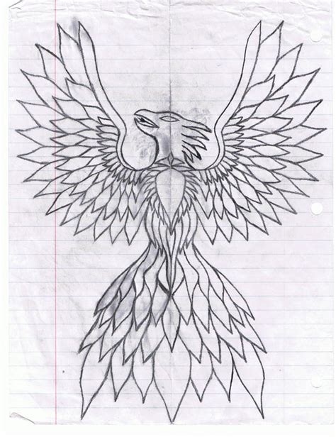 Phoenix Sketch By Hellphoenix666 On Deviantart