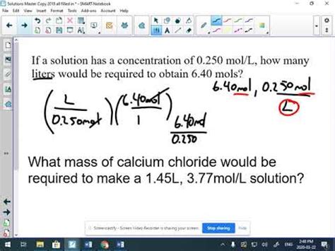 Molarity calculation is used in teaching, laboratory, study and research. calculating molar concentration - YouTube