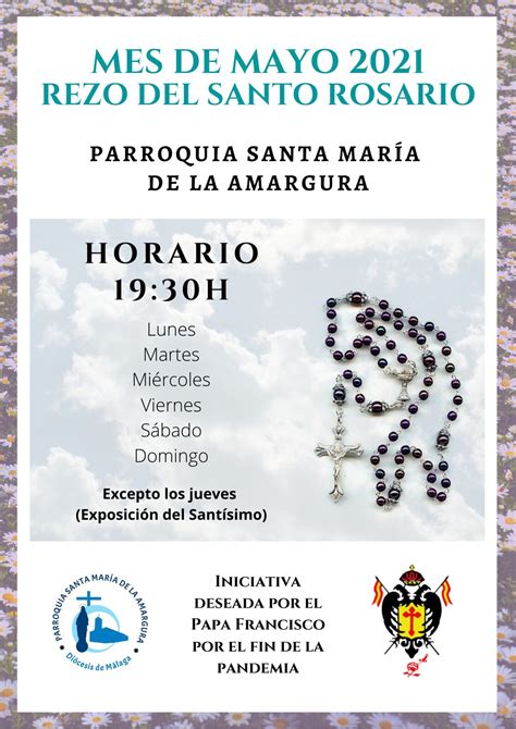 Rezo Del Santo Rosario Mes De Mayo 2021 Parroquia Santa María De La