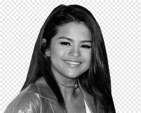 Selena Gomez Black And White Portrait Graphy Singer Selena Gomez