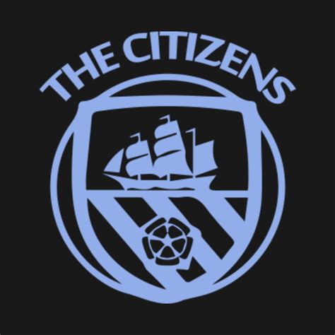 Manchester City The Citizens T Shirt Manchester City T Shirt