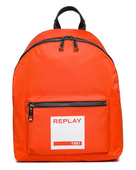 Replay Backpack 1981 Backpack Mandarine Orange Buy Bags Purses