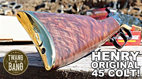 Henry Original 45 Colt 1860 Lever Rifle Youtube