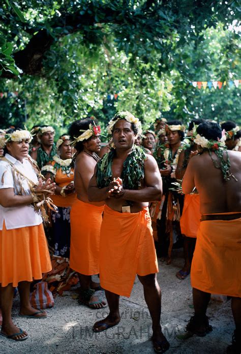 Performers At Cultural Event In Tuvalu South Pacific Tim Graham