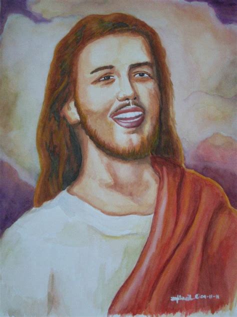 The Laughing Christ Painting At Explore Collection