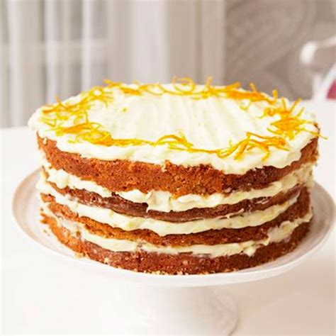 This link is to an external site that may or may not meet accessibility guidelines. Carrot Cake with Orange Cream Cheese Frosting - Woman And Home