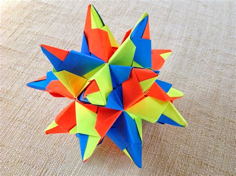 Papercrafts And Other Fun Things Great Stellated Dodecahedron Origami