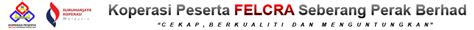 20, jalan bahagia 10, taman bahagia, pahang, temerloh. kpr felcra | KOPERASI FELCRA SEBERANG PERAK BHD