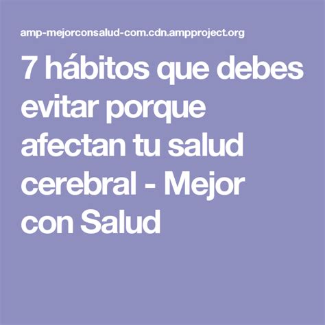 Redirecting 7 Hábitos Salud Cerebral