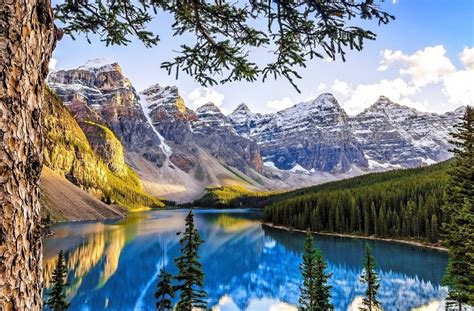 Solve Moraine Lake Surrounded By Mountains Banff National Park