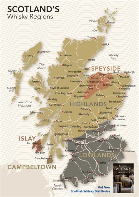 Distilleries In Scotland Map Robyn Christye