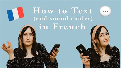 How To Text In French Sms Abbreviations Slang And More Youtube