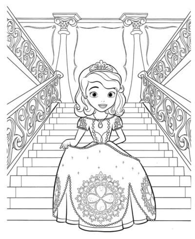 Dibujos De La Princesa Sofia Para Colorear