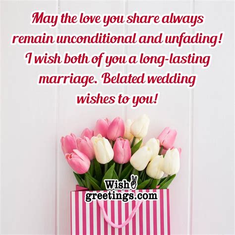 Belated Wedding Wishes Wish Greetings