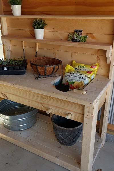 The Perfect Diy Potting Bench Strong Elegant And Easy To Make
