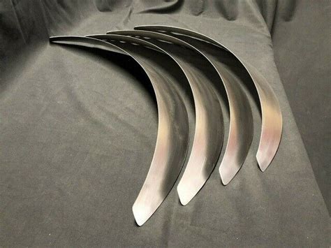 Universal Metal Fender Flares Style 2 3 Wide 4 Total Hand Made Ebay