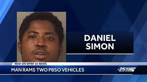 West Palm Beach Man Intentionally Rams Into Two Pbso Vehicles