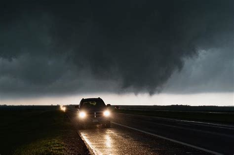 Tornado Forming Over Road Photograph By Jim Reed Photographyscience