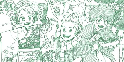 Mha Creator Releases Celebratory Art For The New Year