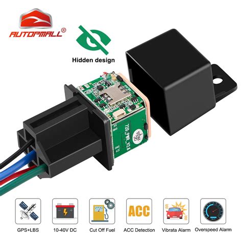 Vehicle Tracker Relay Gps Tracker Cut Off Fuel Hidden Design Car Gps