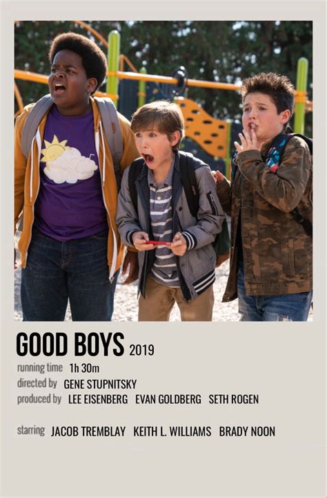 Good Boys Movies For Boys Iconic Movie Posters Movie Posters Minimalist