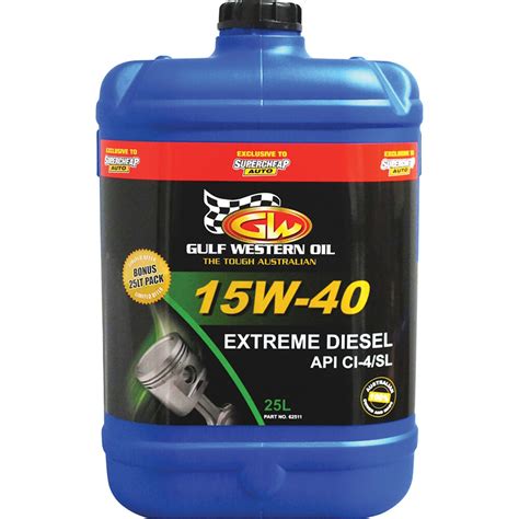 Gulf Western Extreme Diesel Engine Oil 15w 40 25 Litre Supercheap Auto New Zealand