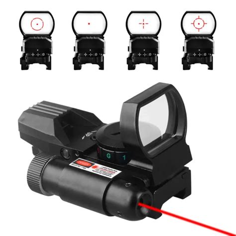 Tactical Red Dot Reflex Sight Holographic Reticles Scope Rifle Mount Mm Rail Picclick