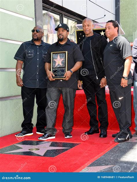 Mc Ren Ice Cube Dr Dre And Dj Yella Editorial Photo Image Of Style